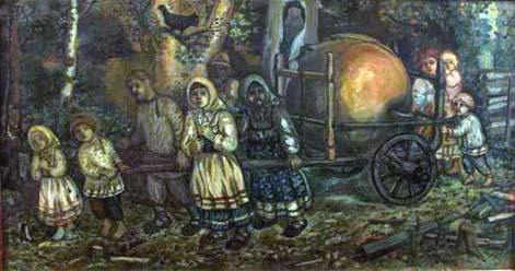 Честняков - сказка про яблоко